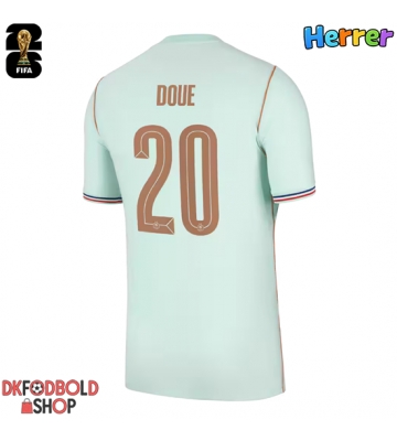 Frankrig Desire Doue #20 Udebanetrøje VM 2026 Kort ærmer